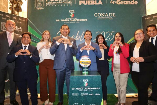 San Pedro Cholula será sede del Mundial de Voleibol de Playa Sub 21 del 15 al 19 de octubre. El evento reunirá a 64 atletas internacionales y se espera la asistencia de más de 20 mil visitantes, fortaleciendo la proyección turística, cultural y deportiva del municipio.
