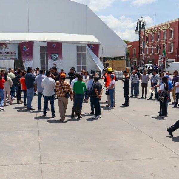 San Pedro Cholula participó activamente en el Simulacro Nacional 2025, evacuando su Presidencia Municipal en 60 segundos y atendiendo de manera simulada a personas lesionadas.