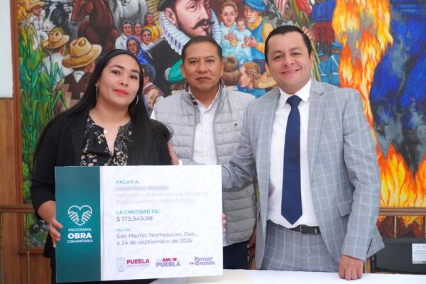 Texmelucan recibe más de 1 millón de pesos