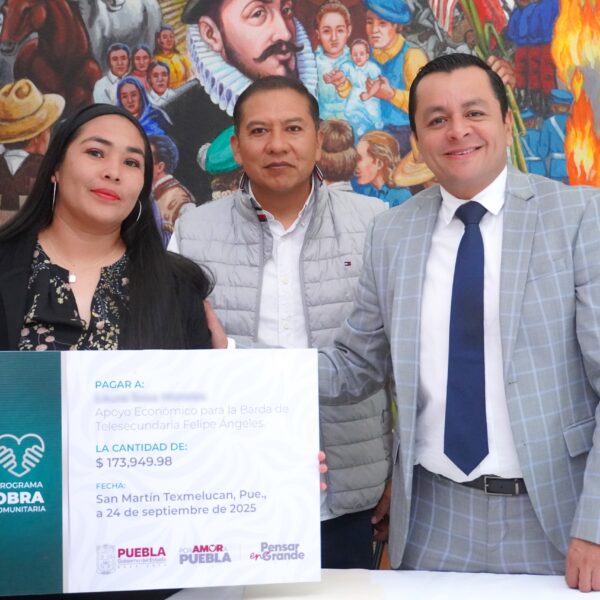 Texmelucan recibe más de 1 millón de pesos