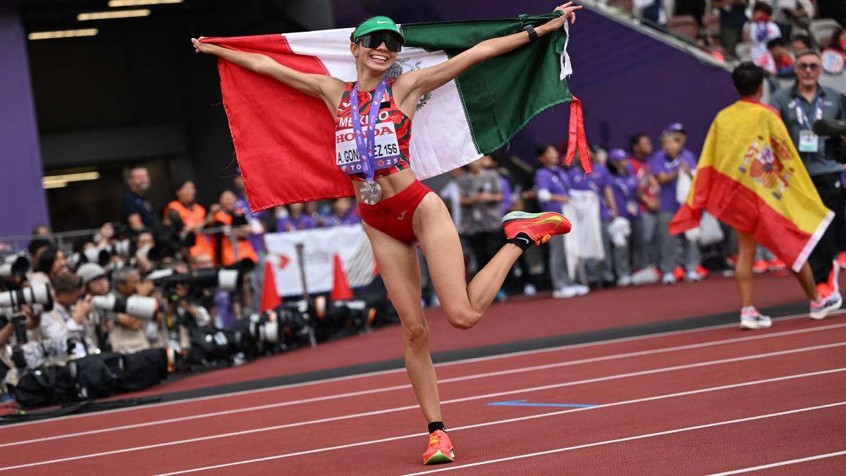Alegna González logró la plata en los 20 km marcha del Mundial Tokio 2025. Foto: UnoTV.