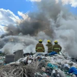 El ayuntamiento de San Pedro Cholula investiga un predio en San Juan Tlautla señalado como tiradero clandestino y posible centro de reciclaje irregular, tras un incendio que evidenció el manejo indebido de residuos. Foto: Cortesía.