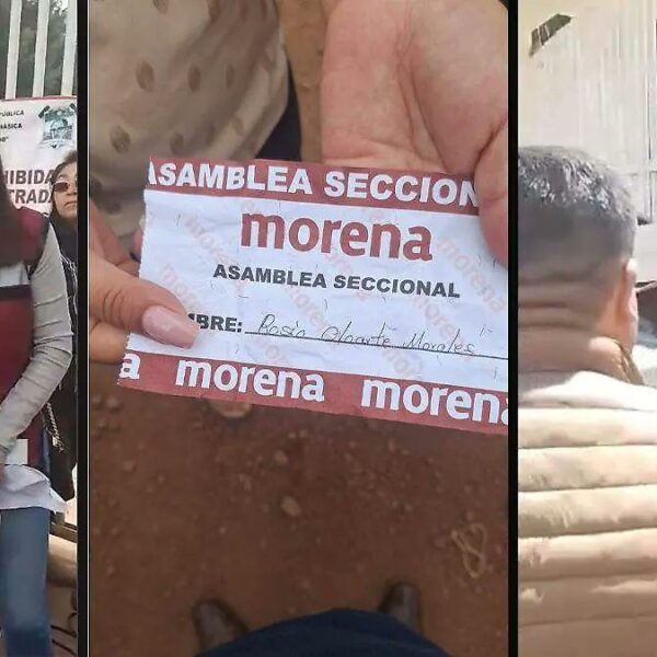 La elección interna de Morena en la junta auxiliar de Tomatlán, Zacatlán, terminó suspendida tras denuncias de fraude y enfrentamientos entre militantes, luego de hallarse boletas presuntamente rellenadas en una de las urnas. Imagen: El Sol de Puebla.