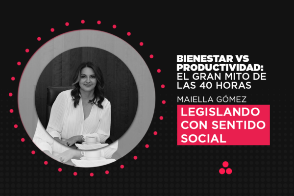 En la columna de Maiella Gómez de esta semana, desmiente los rumores acerca de la baja productividad que atraería la reducción de la jornada laboral a 40 horas.