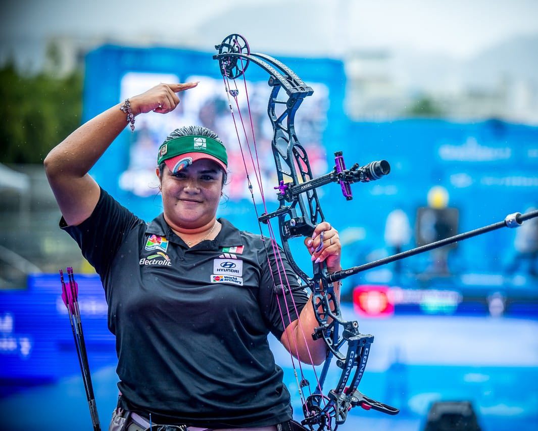 Maya Becerra gana oro individual en Mundial de tiro con arco compuesto