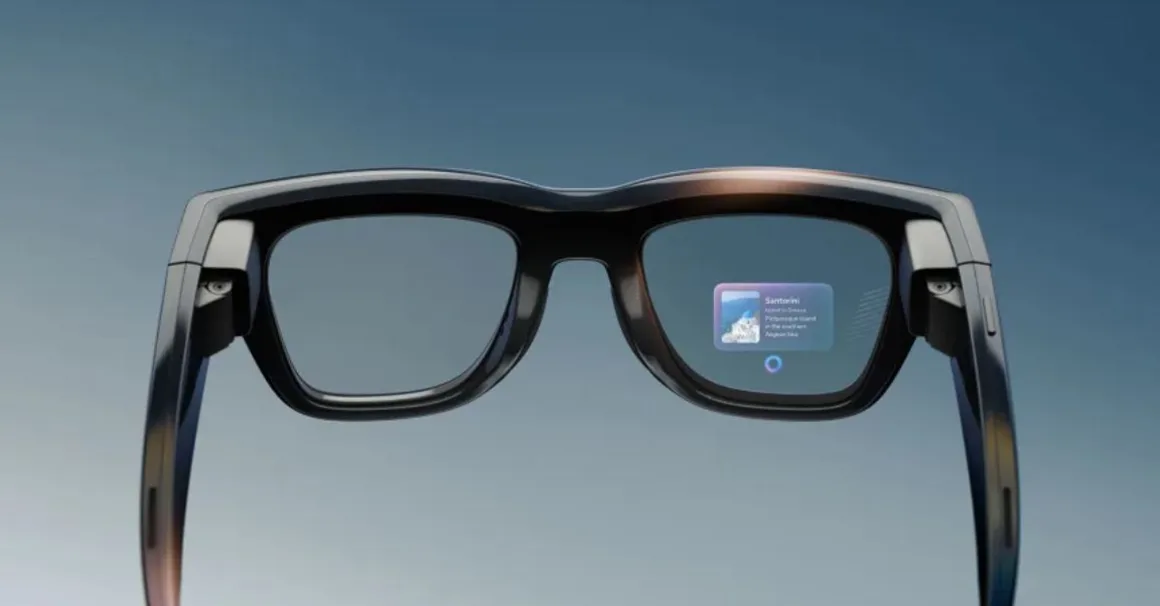 Meta presentó en su evento Connect la nueva generación de gafas inteligentes con pantalla, inteligencia artificial y control neuronal. Imagen: META.