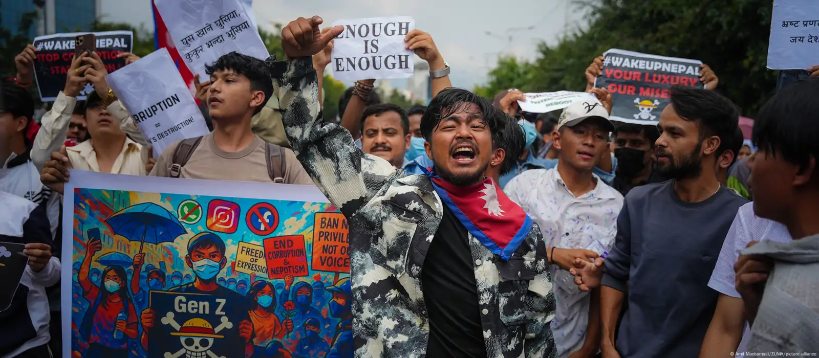 Nepal: protestas contra prohibición de redes sociales dejan al menos 17 muertos