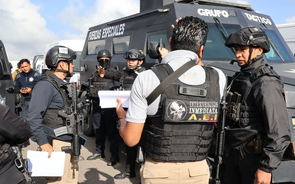 Autoridades de Puebla despliegan un operativo para localizar a 11 personas desaparecidas tras acudir a una oferta laboral falsa que prometía traslado a Jalisco. Foto: Fiscalía de Puebla.