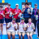 México hizo historia en el Mundial de Gwangju 2025 al conquistar su primer oro en tiro con arco, gracias al triunfo del equipo femenil de compuesto. Foto: CONADE.
