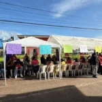 Docentes de la Sierra Norte llevaron sus demandas directamente a la presidenta Claudia Sheinbaum y al gobernador Alejandro Armenta, en defensa de la CORDE con sede en Zacatlán. Foto: Omar Arroyo.