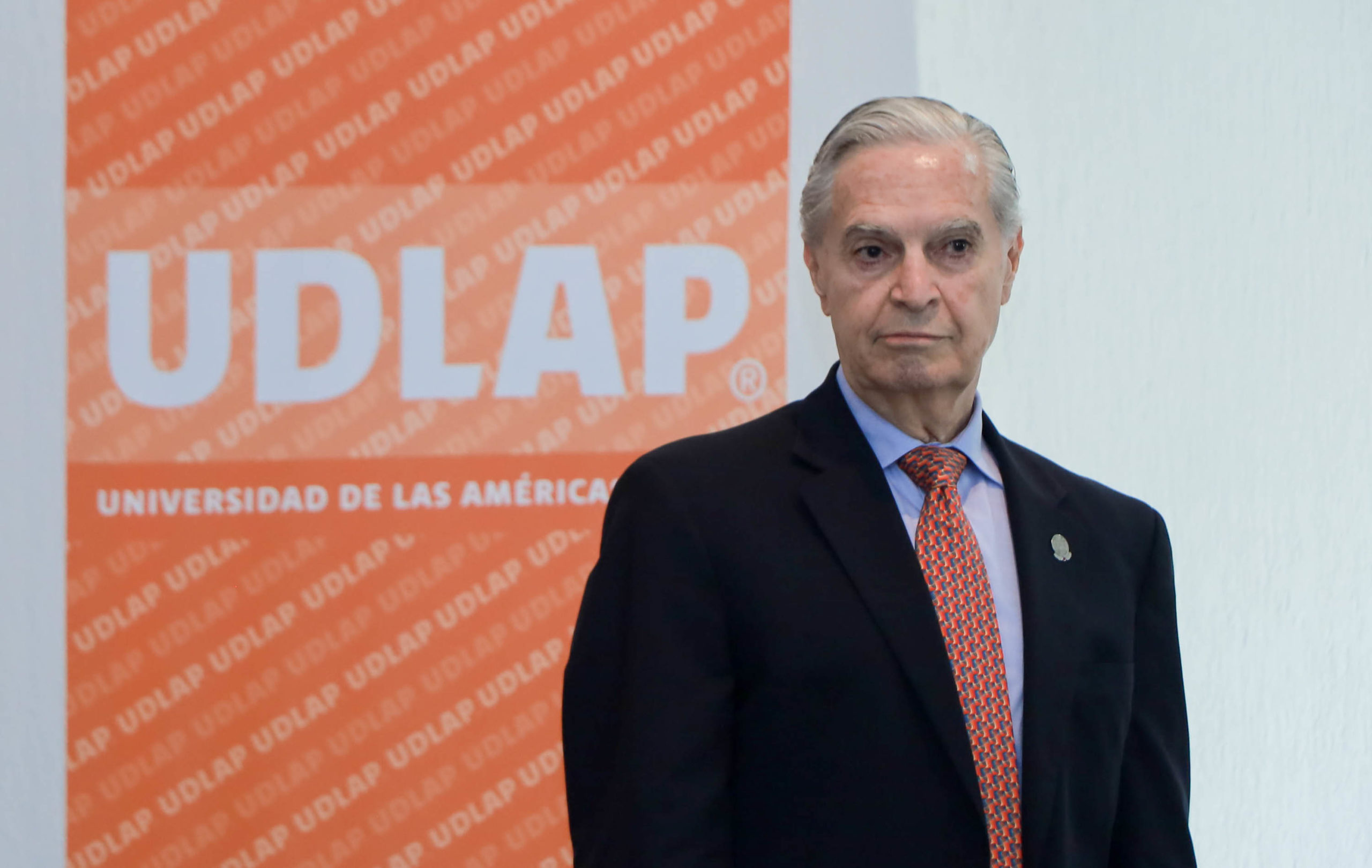 Estudiantes de la UDLAP denunciaron intimidación por parte del rector Luis Ernesto Derbez tras una protesta pacífica para exigir la cancelación de convenio con instituto israelí. Foto: Es Imagen.