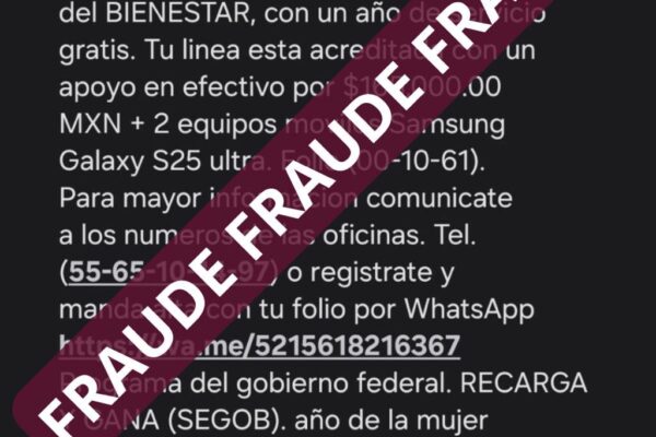 La CFE desmintió un mensaje que promete apoyos económicos