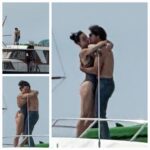 Katy Perry y Justin Trudeau aparentemente fueron sorprendidos besándose en un yate.