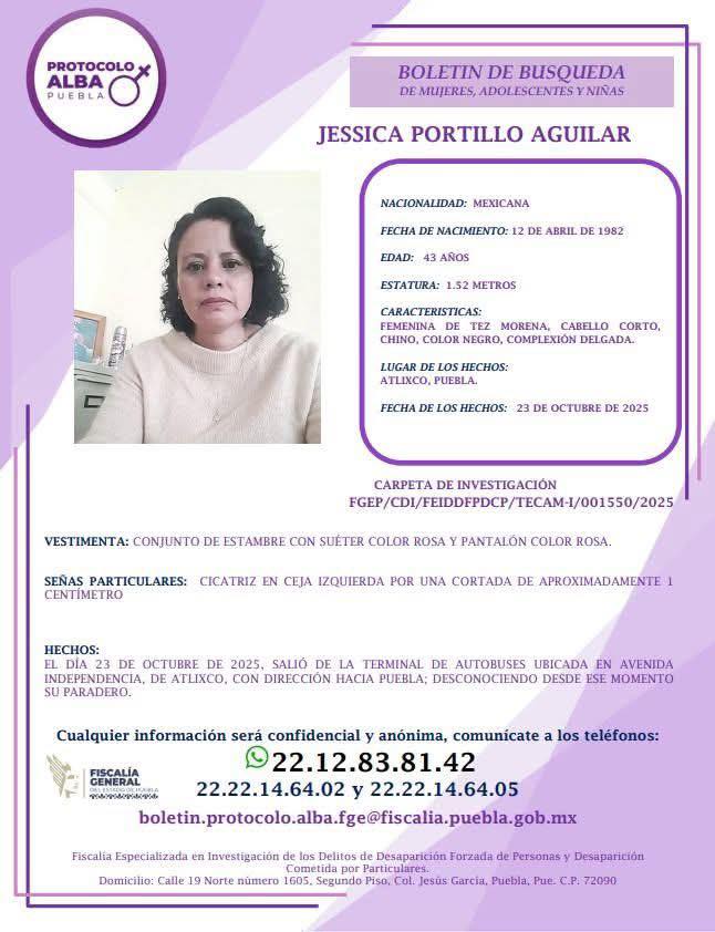 Tras días de búsqueda y manifestaciones, la maestra Jessica Portillo apareció con vida en Querétaro