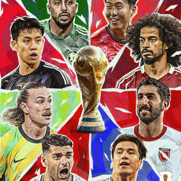 Sudáfrica, Qatar, Inglaterra, Arabia Saudita, Costa de Marfil y Senegal amarraron hoy su clasificación a la Copa Mundial de la FIFA 2026 Imagen: FIFA.