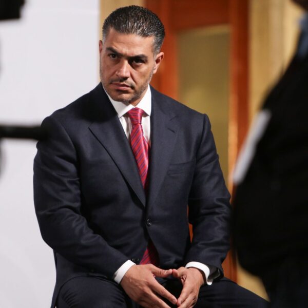 Con una baja del 32% en homicidios y decomisos históricos de drogas y huachicol, García Harfuch aseguró que la estrategia de seguridad de Claudia Sheinbaum avanza. FOTO: GUSTAVO ALBERTO /CUARTOSCURO