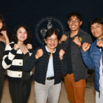 Más de 200 jóvenes deportistas de la BUAP se reunieron con la rectora Lilia Cedillo para fortalecer lazos como comunidad universitaria. Foto: BUAP.