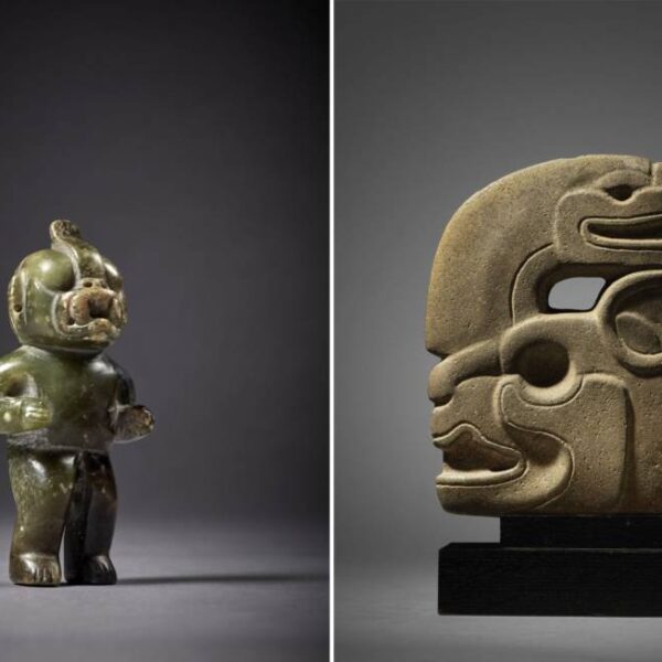 El INAH confirma que las piezas ofertadas por Heritage Auctions son bienes arqueológicos protegidos y su venta es ilícita. FOTO: ILAM.