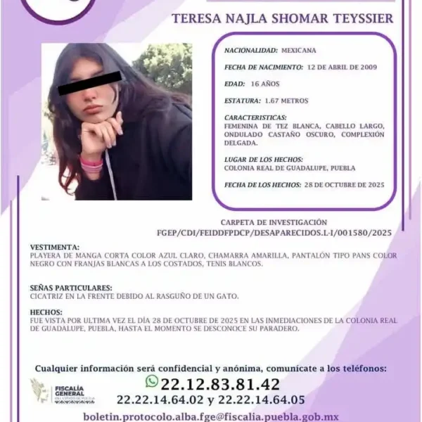 Tras tres días de búsqueda, la joven artesana Edith, de San Cristóbal Tepontla, fue localizada sin vida.