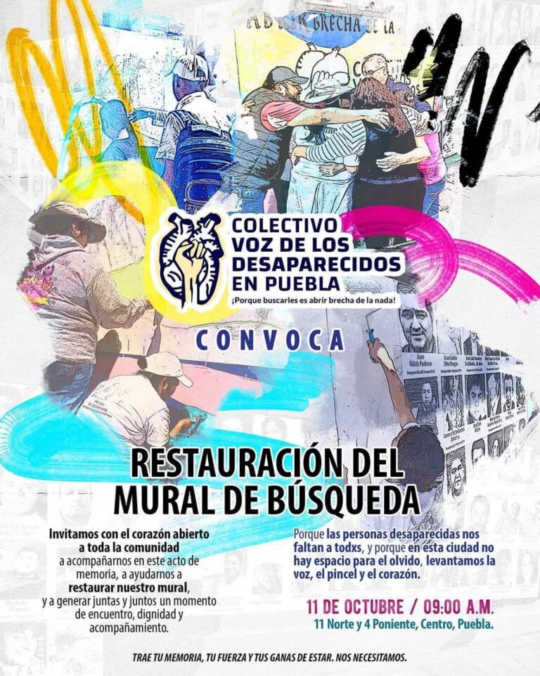 Familiares, artistas y voluntarios se reunirán este sábado 11 de octubre