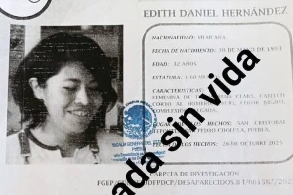 Tras tres días de búsqueda, la joven artesana Edith, de San Cristóbal Tepontla, fue localizada sin vida.