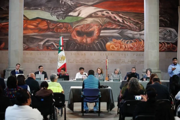 Durante la primera audiencia pública de la Suprema Corte de Justicia de la Nación