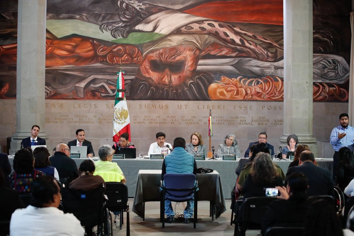 Durante la primera audiencia pública de la Suprema Corte de Justicia de la Nación