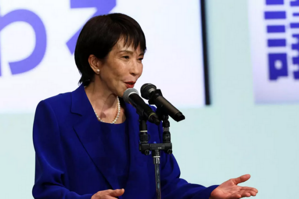 Japón vive un hecho histórico con la elección de Sanae Takaichi como nueva líder del Partido Liberal Democrático, lo que la perfila como la primera mujer en ocupar el cargo de primera ministra. Foto: Reuters.