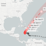 El huracán Melissa alcanzó la categoría 5 y se aproxima a Jamaica con vientos de 260 km/h, lluvias torrenciales y riesgo extremo de inundaciones y deslaves. IMAGEN: Maps Box.