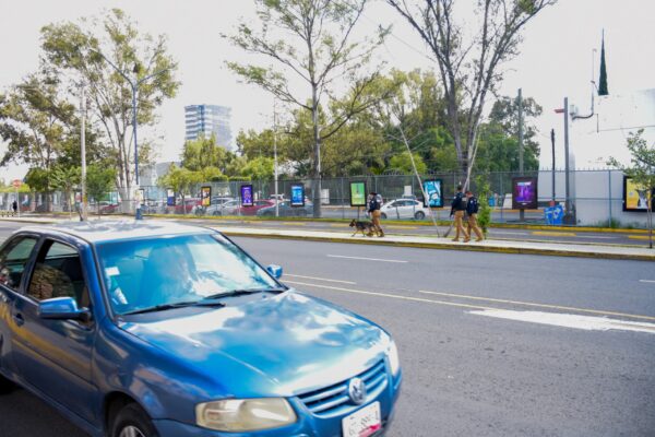 La SSC, en coordinación con la FGE y autoridades universitarias, desplegó un operativo de seguridad en inmediaciones de Ciudad Universitaria para reforzar la protección de las y los estudiantes.