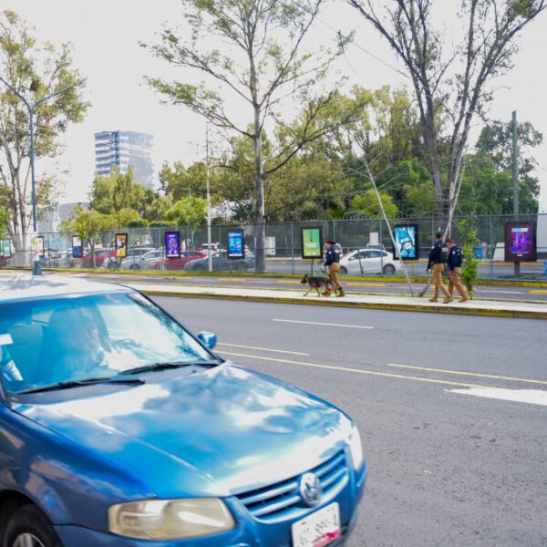 La SSC, en coordinación con la FGE y autoridades universitarias, desplegó un operativo de seguridad en inmediaciones de Ciudad Universitaria para reforzar la protección de las y los estudiantes.