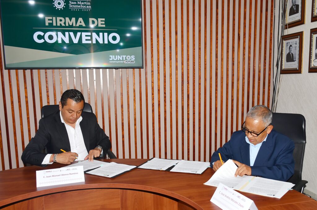 Con nuevos convenios entre el Gobierno de Texmelucan y el IEEA
