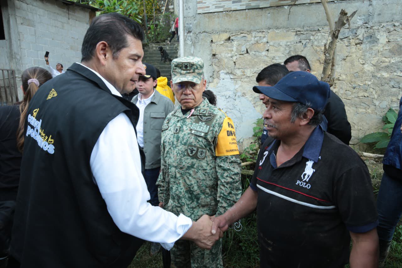 Gobierno de Puebla refuerza atención en la Sierra Norte tras afectaciones por lluvias