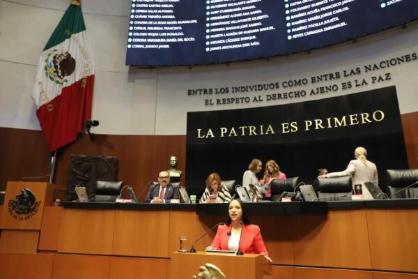Liz Sánchez anunció que senadoras y senadores podrán donar 15 días de salario para apoyar a los damnificados.