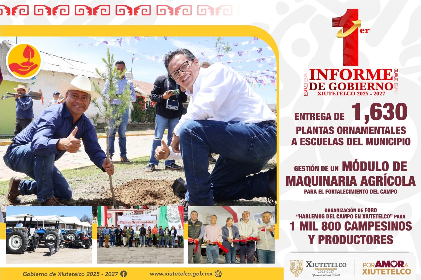 Baltazar Narciso Baltazar rendirá su primer informe como presidente municipal de Xiutetelco, destacando avances en infraestructura, apoyo al campo y programas sociales que fortalecen el bienestar de las familias.
