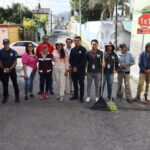La presidenta municipal Tonantzin Fernández supervisó las labores del programa “Transformación en Marcha”, con el que su gobierno realiza acciones coordinadas de bacheo, limpieza y alumbrado.