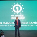 En su Primer Informe de Gobierno, el presidente municipal de San Martín Texmelucan, Juan Manuel Alonso Ramírez, destacó los avances en seguridad pública, con resultados que reflejan una reducción del 14% en los delitos totales y del 60% en el robo a transportistas.