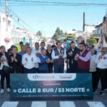 El Ayuntamiento de Puebla entregó la rehabilitación de la calle 8 Sur–53 Norte, una obra que mejora la movilidad y los servicios en la colonia Aquiles Serdán, beneficiando a más de mil 600 habitantes de La Libertad y San Jerónimo Caleras.