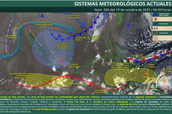 Gobierno de Puebla y el 'Cómite Tláloc' sigue alertando por las lluvias en México y exhorta sobre la prevención para todas las familias y extremar cuidados.