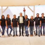Construyen techados en dos preescolares de Texmelucan; inversión supera los 6 millones de pesos.