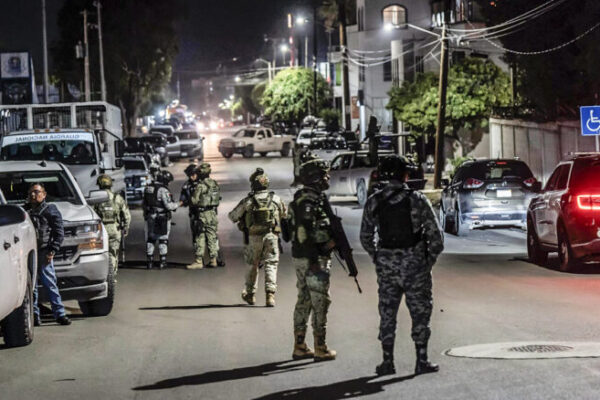Tres drones con explosivos atacan la Unidad Antisecuestros en Tijuana. Foto: Peiro Noticias.