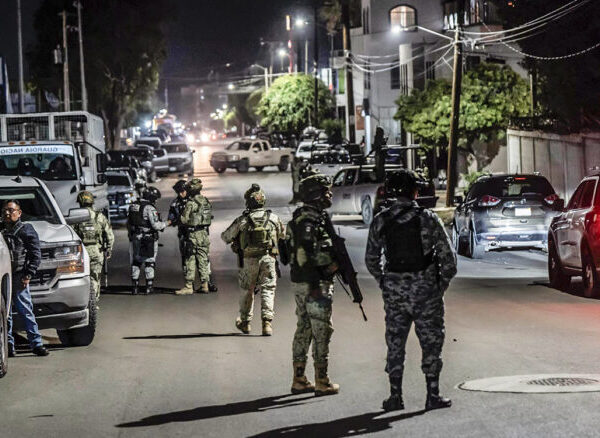 Tres drones con explosivos atacan la Unidad Antisecuestros en Tijuana. Foto: Peiro Noticias.
