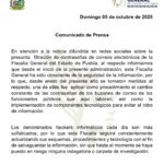 La filtración de más de 93 mil contraseñas de correos electrónicos en México, entre ellas de la Fiscalía de Puebla, encendió las alertas sobre ciberseguridad y protección de datos, la FGE aseguró que no se comprometió información sensible. Imagen: Fiscalía de Puebla.