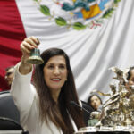 La presidenta de la Cámara de Diputados, Kenia López Rabadán, llamó a todos los legisladores a presentarse de forma presencial en las sesiones de esta semana. FOTO: Revista Cámara.