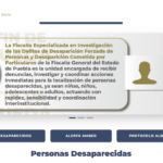FGE de Puebla presentó un nuevo micrositio especializado para la búsqueda de personas desaparecidas.