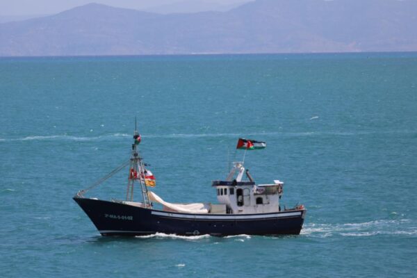 El Mikeno, barco de la Flotilla Global Sumud