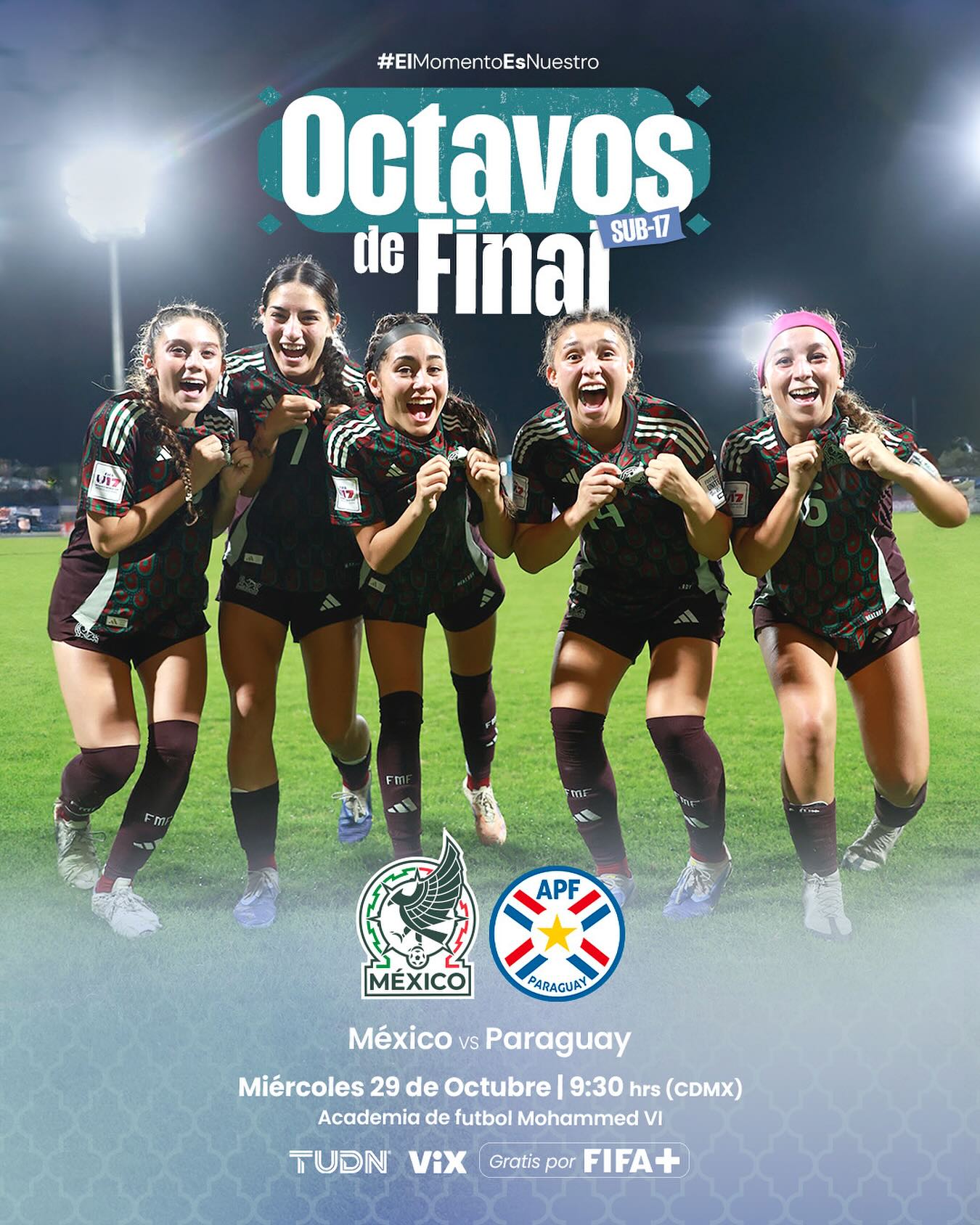 México Femenil Sub-17 avanza a Octavos del Mundial; enfrentará a Paraguay
