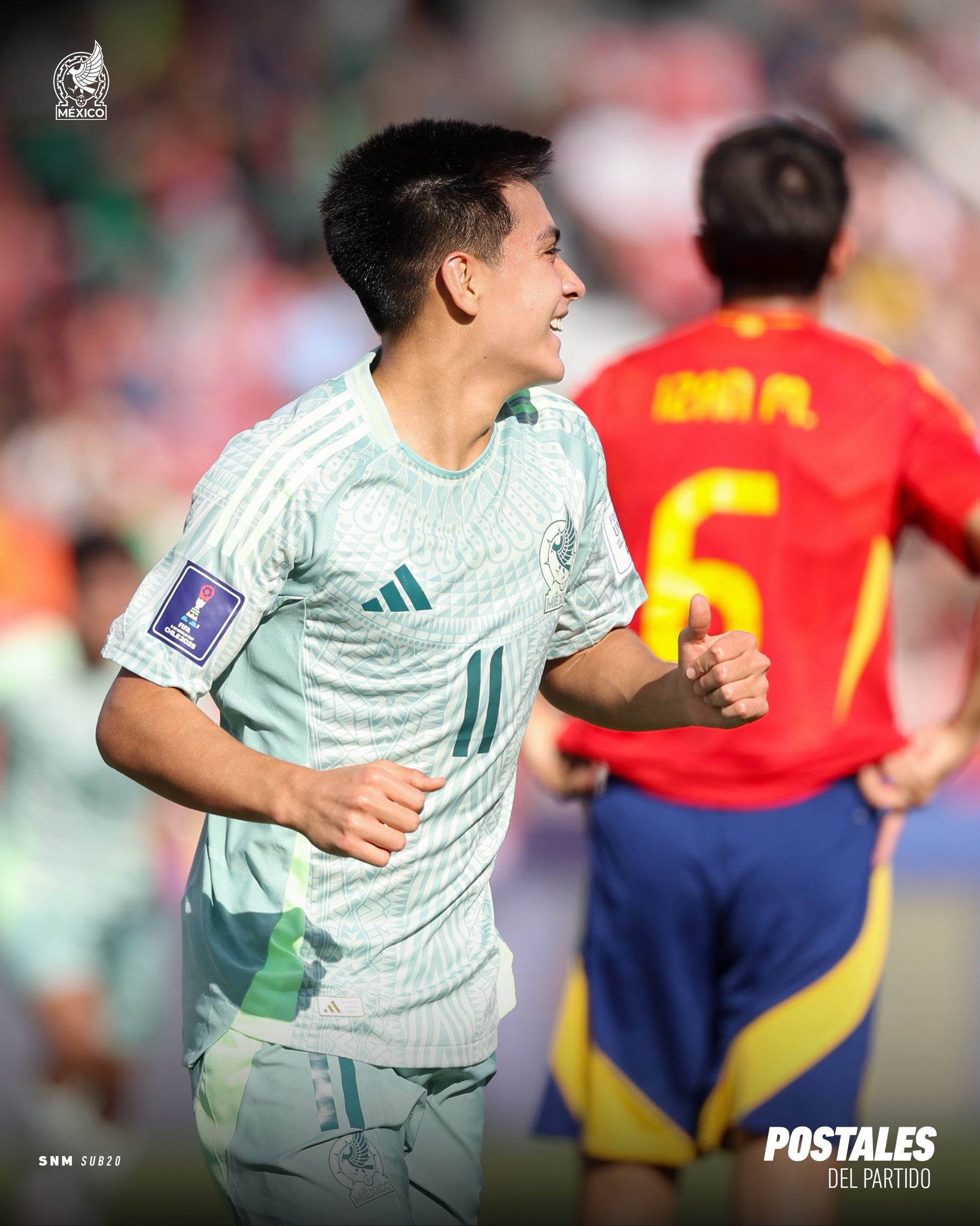 La Selección Mexicana Sub-20 rescató un empate 2-2 ante España