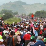 Cerca de 1,200 migrantes salieron del sur rumbo a la capital