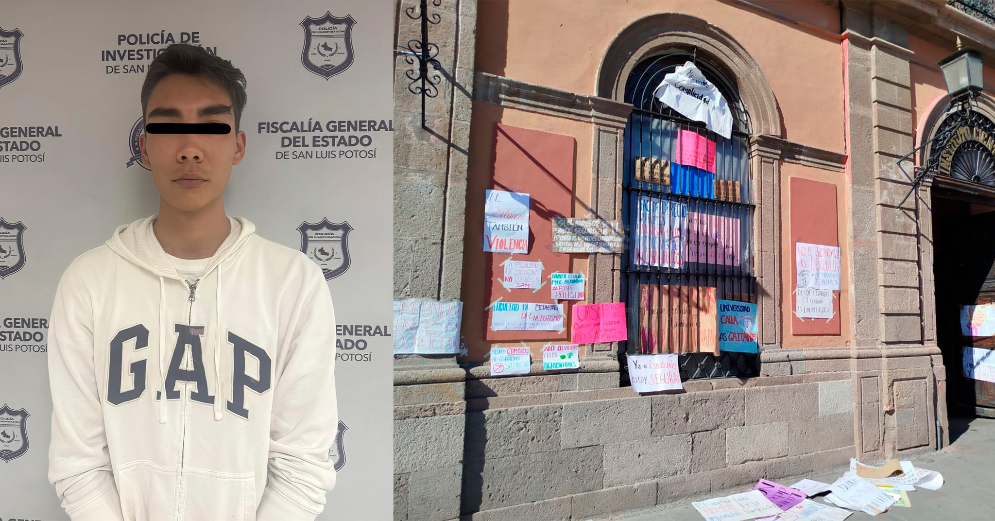 Avanza el caso de la agresión sexual dentro de la Facultad de Derecho de la UASLP: un juez dictó prisión preventiva a uno de los presuntos implicados mientras se define su situación jurídica. Imagen: Metrópoli de San Luis,